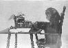 Monkey at Typewriter